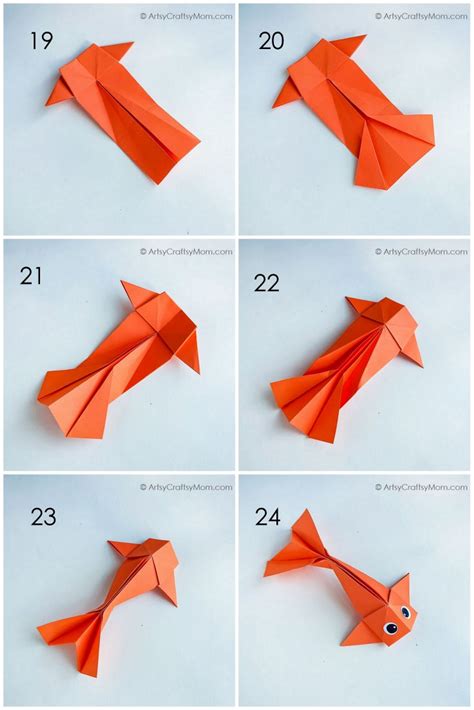 Easy Origami Koi Fish Craft for Kids