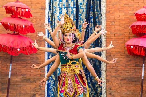 Traditional Balinese Dance Performed Editorial Image - Image of ...