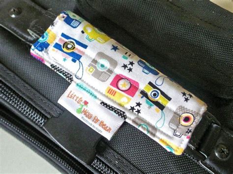 Luggage Handle Wrap Covers Set of 2 by LittleMissPoBean on Etsy