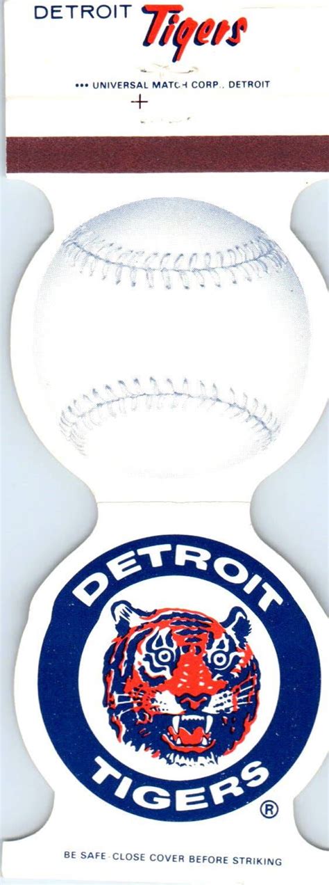 1983 Detroit Tigers Baseball MLB Schedule Matchbook Cover SA1-M4 - Etsy