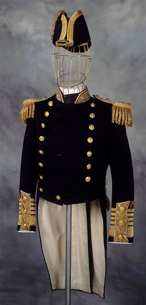 Front View of the Royal Naval uniform: pattern 1901 (but this one was ...