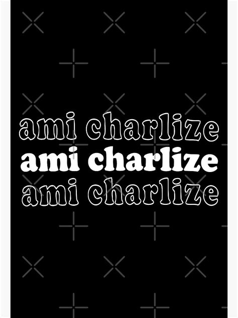 "Ami Charlize Merch Ami Charlize" Poster for Sale by Rainko | Redbubble