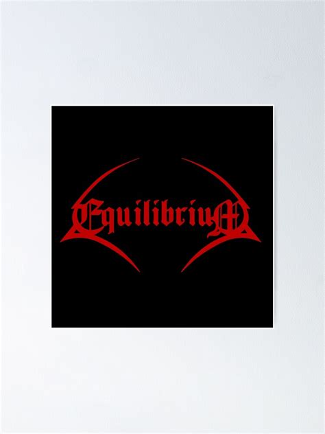 "Equilibrium Band Logo" Poster by DogBuggies | Redbubble