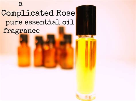 Organic Rose Perfume Essential Oil Perfume Rose Oil Perfume Oil Natural ...