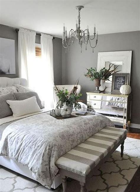 50+ Modern Farmhouse Bedroom Decor Ideas | Apartment bedroom decor ...