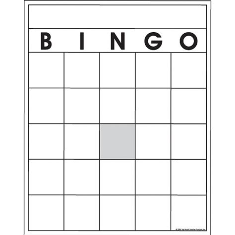 Printable Bingo Cards Blank