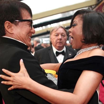 Taraji P. Henson And Jackie Chan - Oscars 2017 - Empire BBK