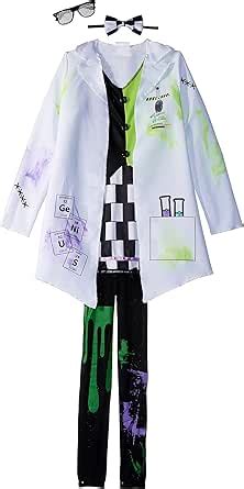 Amazon.com: Fun World Mad Evil Scientist Costume for Girls - Includes Lab Coat, Shirt, Tie ...