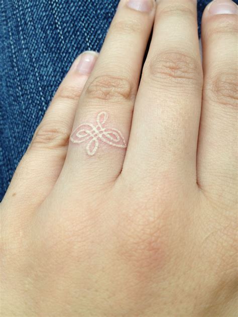 Wedding Band Celtic Knot Tattoo | Knot tattoo, Celtic knot tattoo, Ring ...