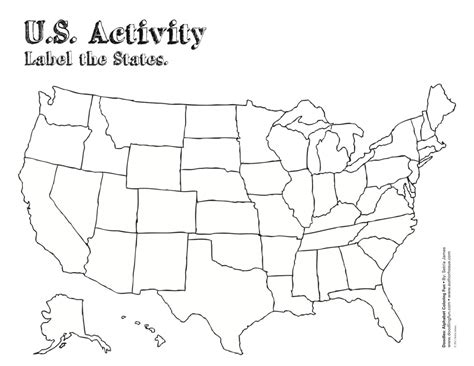 Printable Map Of The United States And Their Capitals - Printable US Maps