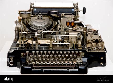 Old telegram machine Stock Photo - Alamy