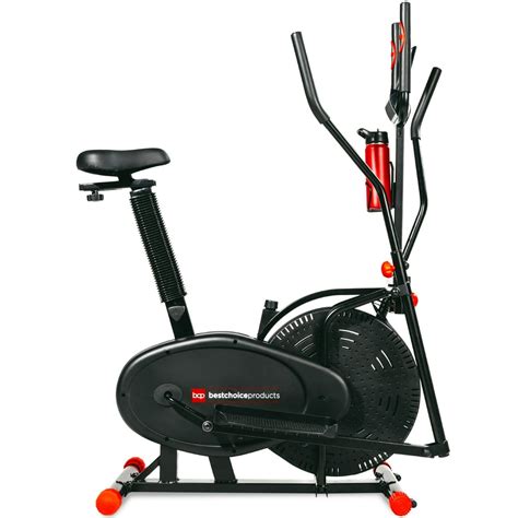 Best Choice Products 2-in-1 Elliptical Trainer Exercise Bike w/ LCD ...