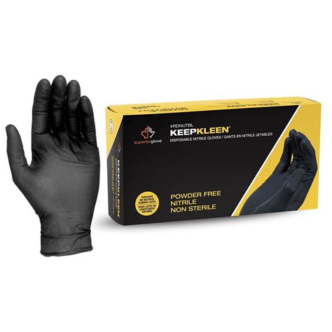 Buy Superior Black Nitrile Gloves, Latex Free Glove, Disposable Gloves, Powder Free, Ultra Thin ...