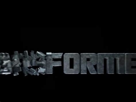 Transformers Text Transform Effect Animation using 3ds Max! - YouTube