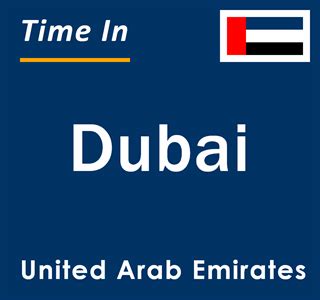 Current Local Time in Dubai, United Arab Emirates