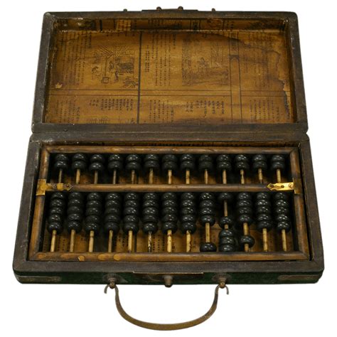 Vintage Chinese Abacus In Box transparent PNG - StickPNG