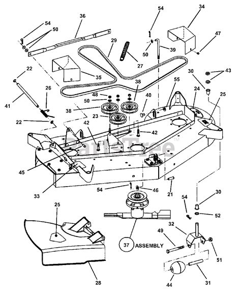 Diagram Of A Zero Turn Mower