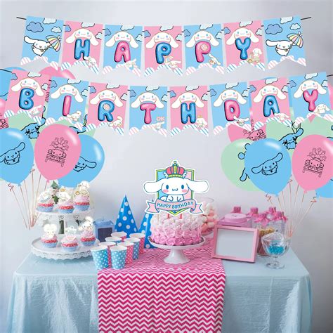 Buy Cinnamoroll Party Decorations,Birthday Party Supplies For Cinnamoroll Party Supplies ...