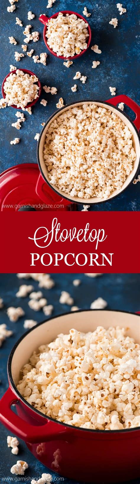 Stovetop Popcorn - Garnish & Glaze