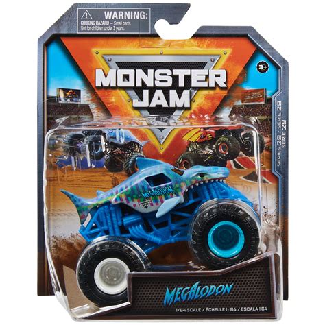 New Monster Jam Megalodon - 1:64 Scale Monster Trucks, Kids Toys ...