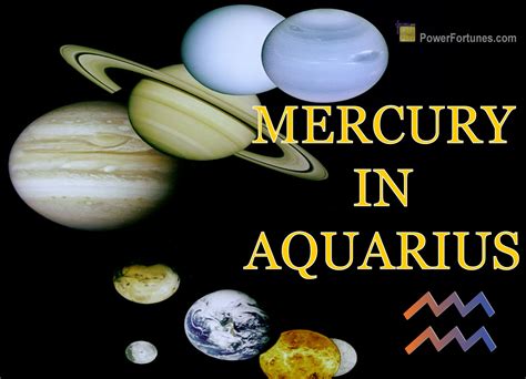 Mercury in Aquarius According to Vedic & Western Astrology