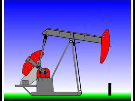 Brief Oil Pump Jack Animation - YouTube