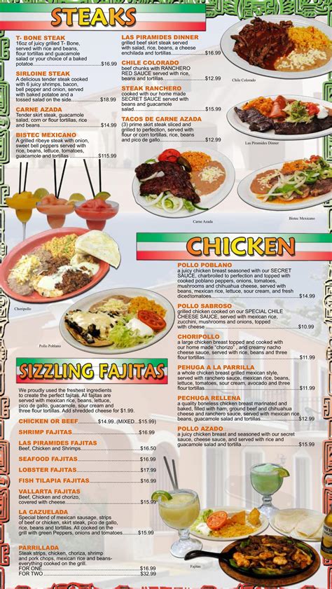 Dos Amigos Mexican Restaurant menu in Cincinnati, Ohio, USA