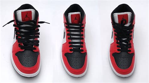 3 Cool Ways How To Lace Nike Air Jordan 1 | Nike Air Jordan 1 MID ...