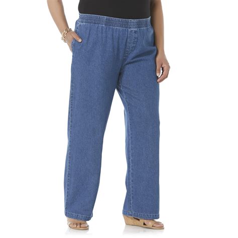 Elastic Waist Denim Jeans | Kmart.com