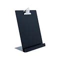 JAM Paper® Aluminum Premium Clipboard with Hinge, Letter Size, 9 x 12 1/2, Black Clip Board ...