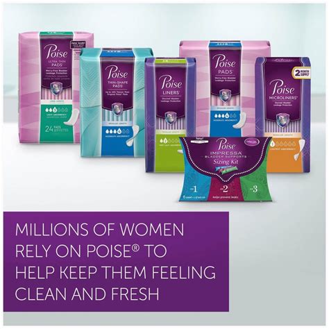 Poise Overnight Incontinence Pads Ultimate Absorbency Extra Coverage ...