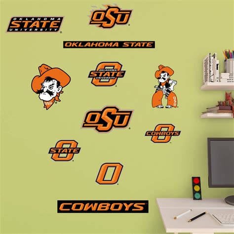 Oklahoma State Cowboys - Team Logo Assortment Wall Decal | Shop Fathead® for Oklahoma State ...