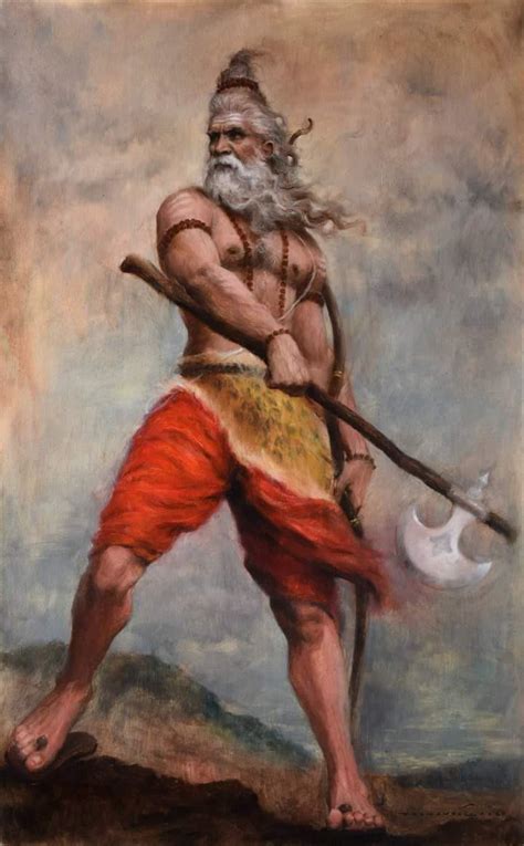 Bhagwan Parshuram — painting by Prem Awale : r/Parshuram