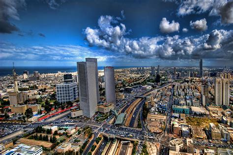 Tel Aviv Center Skyline Photograph by Ron Shoshani