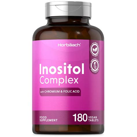 Buy Inositol Tablets | Inositol Powder Complex | 180 Count | 500mg with ...