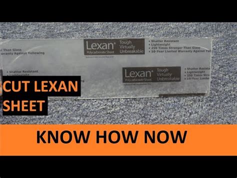 How to Cut Lexan - StuffSure