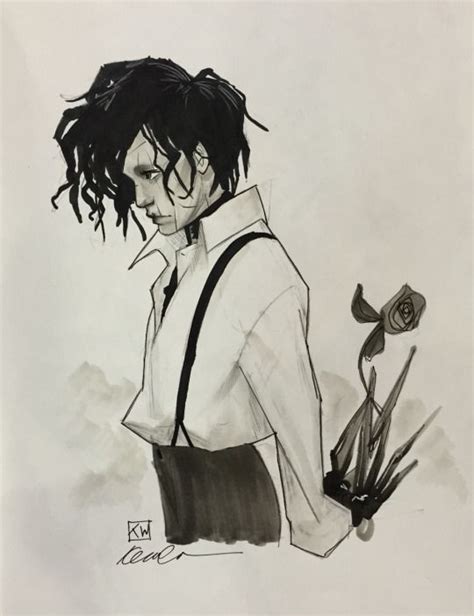 kevinwada | Edward scissorhands, Tim burton art, Tim burton films