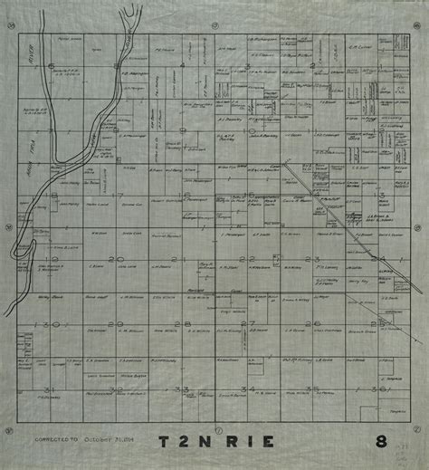 1914 Maricopa County, Arizona land ownership plat map T2N R1E | Arizona ...