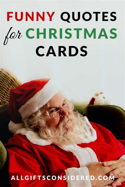 100 Funny Christmas Card Messages [Not TOO Naughty] » All Gifts Considered