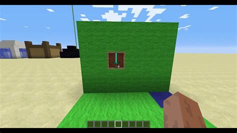 Item Frame Secret Door- How To - Minecraft - YouTube