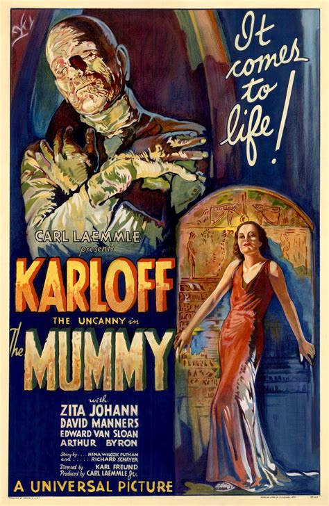 Rare 1932 Movie Poster for The Mummy Expected to Fetch Over £756,000 at Sotheby's Auction ...