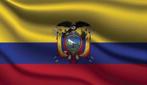 Ecuador Realistic Modern Flag Design 3703733 Vector Art at Vecteezy