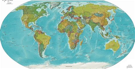 World Political Map Cities