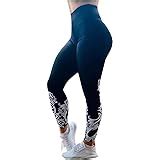 Amazon.com: Womens Ruched Butt Lifting Leggings Floral High Waisted Workout Sport Tummy Control ...