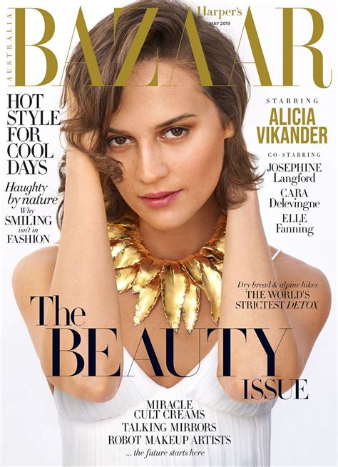 Alicia Vikander – Harper’s Bazaar Australia May 2019 Cover • CelebMafia