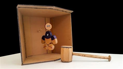 DIY Amazing Kick The Buddy Game Out Of Cardboard. NB Tricks