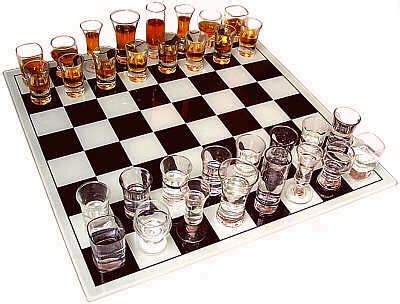 Shot Glass Chess Set | Drinkstuff