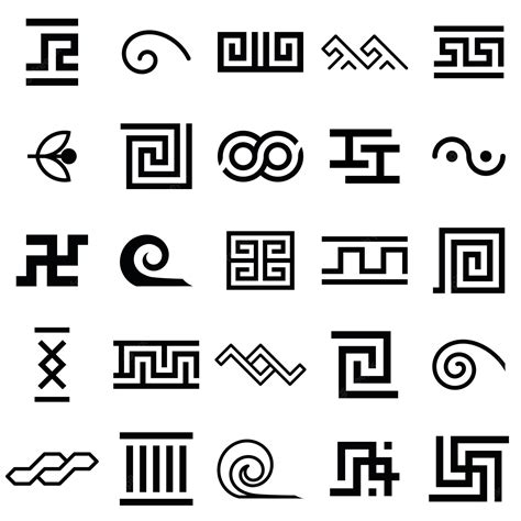 Greek Mythology Symbols Chart