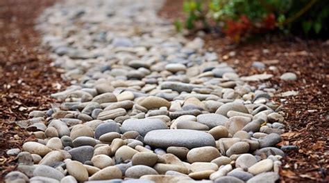 Premium AI Image | CloseUp Gravel Garden Path