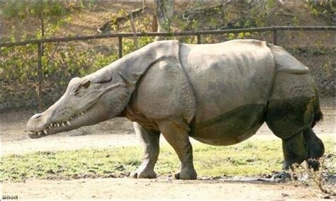 Animal morph | Strange creatures | Pinterest | Rhinoceros, Amon and ...